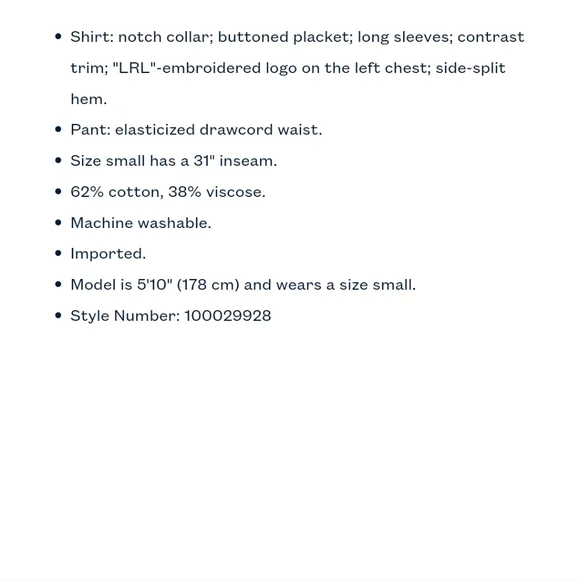 New  LAUREN  RALPH LAUREN  LONG SLEEVE  NOTCH  COLLAR  WOVEN  SATEEN  PAISLEY - Picture 8 of 11